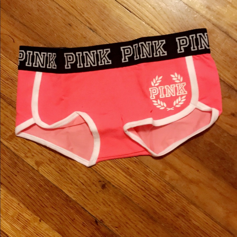 VS pink boy shorts